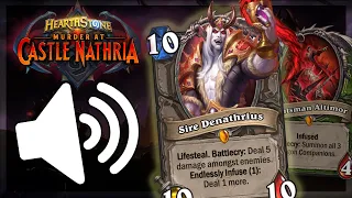 Hearthstone - All Legendary Play Sounds, Music, and Subtitles! (Legacy ~ Murder at Castle Nathria)