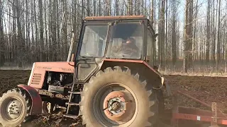 MTZ 820 TURBÓ SOUND (Tengeri tarló Szántás 40cm Mélyen) 2022.03.02