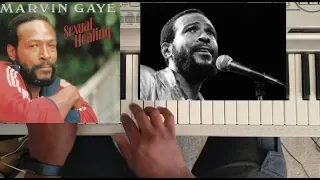 MARVIN GAYE - SEXUAL HEALING (PIANO TUTORIAL) C MINOR