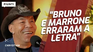 "BIJUTERIA" COM LETRA DIFERENTE | Piunti entrevista Chrystian