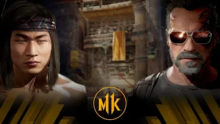 Mortal Kombat 11 - Liu Kang Vs The Terminator (Very Hard)