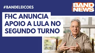 FHC anuncia apoio a Lula no segundo turno