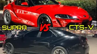 Cadillac CTS-V VS 2022 Toyota Supra & BMW 340I! | Street Racing