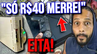 CAÇADA GAMER | FUI NA FEIRA DO ROLO TINHA PS3 PS4 WII E MUITOS GAMES SÓ QUE DESSA VEZ...