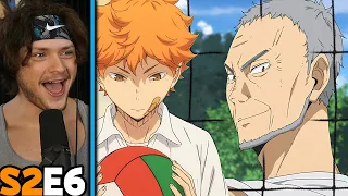 COACH UKAI TRAINS HINATA SHOYO! || Haikyu!! Season 2 Episode 6 Reaction