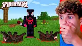 Asusté a Mi Amigo con Spiderman en Minecraft!