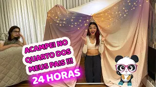 PASSAMOS UM DIA INTEIRO EM UMA CABANA NO QUARTO DOS MEUS PAIS | Luluca