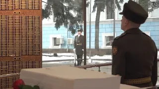 Ранковий церемоніал вшанування загиблих українських героїв