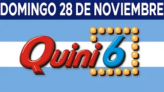 Resultados del sorteo quini 6 del Domingo 28 de Noviembre del 2021