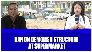 DAN ON DEMOLISH STRUCTURE AT SUPERMARKET