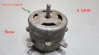 Turn Fan Motor into 260v Generator Use Super Capacitor New 2022....