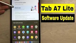 Samsung Tab A7 Lite - Official Software Update : New Security Patch