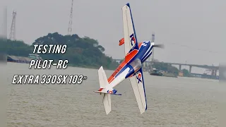 Testing New Pilot RC Extra 330SX 103” flown by Ryu