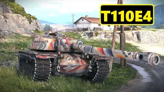 T110E4. 8.8k dmg, 10 kills. World of Tanks Top Replays.