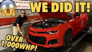 TWIN TURBO ZL1 Makes The HIGHEST HORSEPOWER On PUMP GAS!!