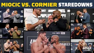 Stipe Miocic vs. Daniel Cormier Staredowns Through the Years - MMA Fighting