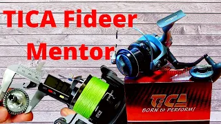 Бюджетная рыболовная катушка Tica Feeder Mentor 5000.