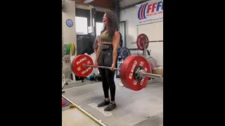 Heavy Deadlift Workout - Female motivation | Brute Lifting Girls #shorts