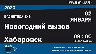 Баскетбол 3х3. Лига Про. Новогодний Вызов. Турнир А. 2 января 2020 г.