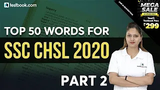 Top 50 English Vocabulary Words for SSC CHSL 2020 | Part 2 | SSC English Class by Pratibha Ma'am