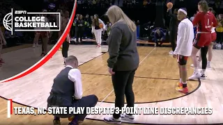 Texas, NC State agree to play through INCONSISTENT 3-point lines | ESPN College Basketball