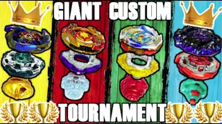 GIANT Custom Charity Beyblade Tournament!!