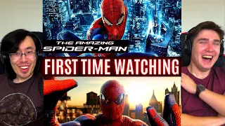 REACTING to *The Amazing Spider-Man* IS ANDREW THE BEST?? (First Time Watching) Spider-Man movies!!!