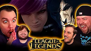 Reacting to EVERY League of Legends Cinematic from 2016 || League Of Legends Group Reaction