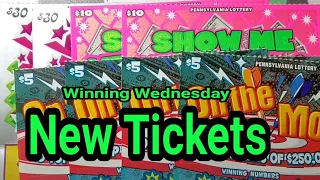 New Tickets for Winning Wednesday.  Pa Lottery Scratch Tickets