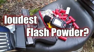 Flash Powder (salute) Comparison Pt.2