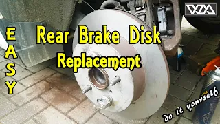 Toyota Verso Rear Brake Disk Replacement