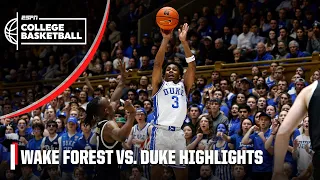Wake Forest Demon Deacons vs. Duke Blue Devils | Full Game Highlights | ESPN College Basketball