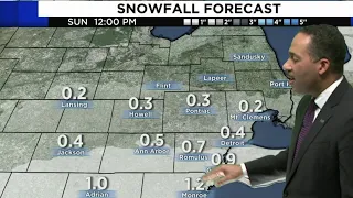 Metro Detroit weather forecast for Jan. 22, 2022 -- 11 p.m. update