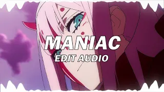 maniac edit audio