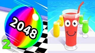Ball Run 2048 | Juice Run - All Level Gameplay Android iOS Ep 2