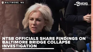 NTSB officials share latest findings on Baltimore's Francis Scott Key Bridge collapse investigation