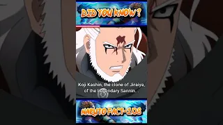 Who is Kashin Koji |Naruto fact-108| #shorts #animefact #narutofacts