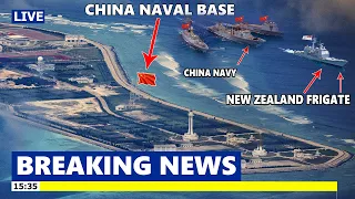 China Navy intercepts New Zealand frigate attempted entry into China's naval base in South China Sea