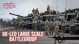 UK-led conducts large scale battlegroup in Estonia