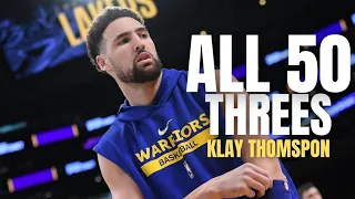 Klay Thompson All 50 Threes From 2023 NBA Playoffs