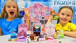 Disney Frozen 2 Advent Calendar! Opening All 24 Days of Christmas!!