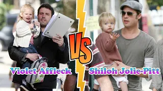 Shiloh Jolie-Pitt Vs Violet Affleck (Ben Affleck's Daughter) Transformation ★ From Baby To 2021