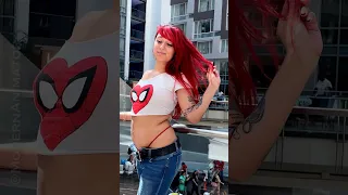 See @bbygremmie (IG) as #MJ from #spiderman Full #Otakon 2023 Video at @ModernAnimator #shorts