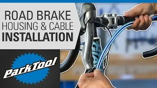 Brake Housing & Cable Installation - Drop Bars