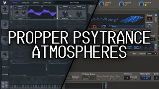 How to make those psytrance atmospheres you hear everywhere!