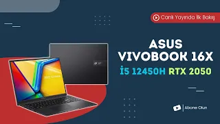 🔴 ASUS Vivobook 16X i5 12450H RTX2050 Laptop Kurulumu Canlı Yayını - 18 Mart 2024