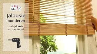 LYSEL Outlet - Wandmontage einer Holzjalousie | Anleitung