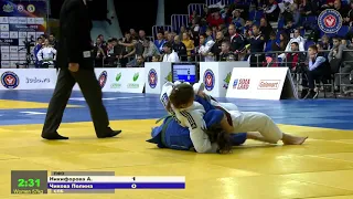 57 kg Никифорова А Чикова П 10 11 2018 Т2 Первенство России среди юношей и девушек до 18 лет, ТЮМЕНЬ