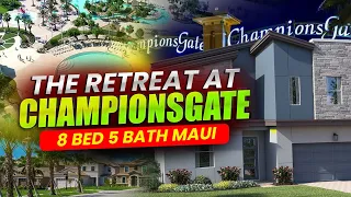 Champions Gate The Retreat | 8 bed | 5 bath | 3826 sqft | Florida | Maui | Lennar | perfect airbnb