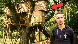 OUR LUXURY TREEHOUSE TOUR | LIVING IN A TREE 🌳🏠